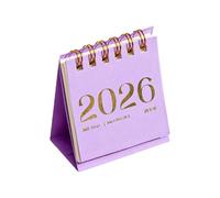 Bloc-notes combiné 2026 pour économiser de l'espace, écriture lisse, papeterie scolaire, calendrier de poche, décoration de bureau, planificateur quotidien, petits organiseurs de bureau portables