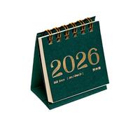 Bloc-notes combiné 2026 pour économiser de l'espace, écriture lisse, papeterie scolaire, calendrier de poche, décoration de bureau, planificateur quotidien, petits organiseurs de bureau portables
