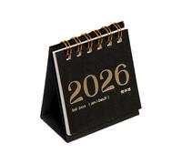 Bloc-notes combiné 2026 pour économiser de l'espace, écriture lisse, papeterie scolaire, calendrier de poche, décoration de bureau, planificateur quotidien, petits organiseurs de bureau portables