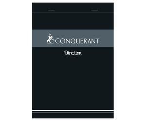 Bloc-notes Conquérant Direction 001 A5 14,8 x 21 cm -5 x 5 - 100 pages