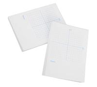 Bloc-notes de Coordonnées Xy Papier Quadrillé pour Dessin Mathématique | Feuilles Blanches à Grille, 100 Pages par Carnet, Notes de Classe, Tracé Précis