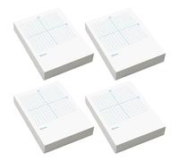 Bloc-notes de Coordonnées Xy pour Exercices de Mathématiques, Papier | Grille Double Usage, une Face Axes Xy Face Vierge, Papier, Blanc