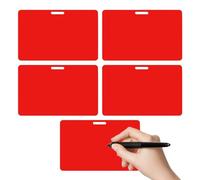 Bloc-notes de poche pour badge 5 pièces petit portable réutilisable | Mini tableau blanc effaçable pour rendez-vous de bureau école salle d'étude infirmières médecins enseignants soignants