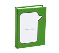 Bloc-notes en carton recyclé personnalisé, notes adhésives en forme de sandwich avec couverture rigide, 250 notes adhésives pour le bureau, l'école et le bureau