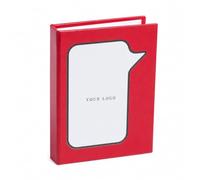 Bloc-notes en carton recyclé personnalisé, notes adhésives en forme de sandwich avec couverture rigide, 250 notes adhésives pour le bureau, l'école et le bureau