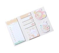 Bloc-notes en papier adhésif coloré pour l ' organisation de la classe, utilisation d ' un assortiment de notes autocollantes de dessin animé, bloc-notes adhésif coloré