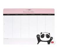 Bloc-notes Legami Panda Blanc et Noir Blanc et Noir G