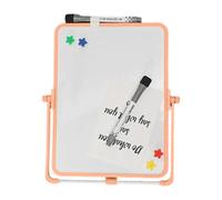 Bloc-notes magnétique double face avec support pour tableau blanc | Tableau blanc de bureau avec marqueurs pour cuisine, appartement, dortoir, maison, salle de ole, lieu de travail