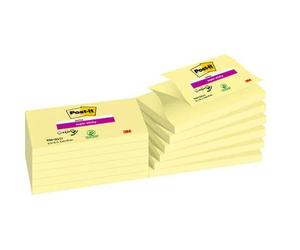 Bloc-notes post-it recharge z-notes 127x76mm 90f super z-notes repositionnables