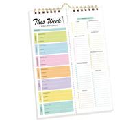 Bloc-notes pour la planification des repas - Planificateur hebdomadaire de 52 feuilles - Bloc-notes pour une alimentation saine, perte de poids, cuisine, maison, famille, femmes, hommes