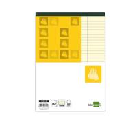 Bloc-notes rayé horizontal encollé A-4