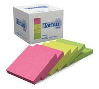 Bloc-notes repositionnable, 51 x 38 mm, assorti fluo