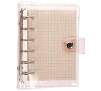 Bloc-Notes Rose Premium À Feuilles Mobiles Avec 45 Feuilles De Recharge, Couverture En Pvc, Design Compact Pour Écrire Et Organiser