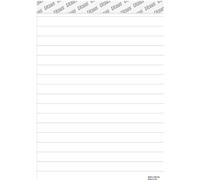 Bloc-notes Staufen sans couverture, DIN A6, 50 feuilles, 60 g/m², ligné