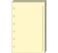 Quo Vadis - Recharge Organiseur - BLOC-NOTES T17 Ivoire - 10x17 cm