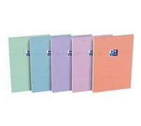 Blocs de bureau Oxford Smart 14,8 x 21 cm agrafé - Petits carreaux - 80 feuilles