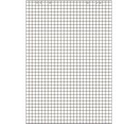 Bloc Paperboard, 20 Feuilles, À Carreaux / En Blanc