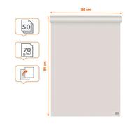 Bloc paperboard 50 feuilles blanches recy s premium unies/quadrillées Nobo 58 x 81 cm