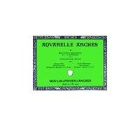 Arches – Bloc aquarelle 20 feuilles 300 g/m² Grain fin 31 x 41 cm Blanc naturel