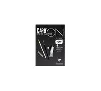 Bloc de 20 feuilles A5 Clairefontaine Carb ON Noir Noir G