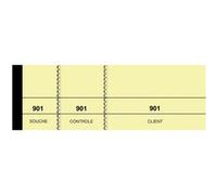 Bloc passe-partout, 50 x 150 mm, tombola, jaune canari