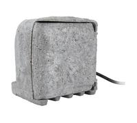 Bloc pierre 4x16A + 2 interrupteurs 1,5m - Gris - Zenitech