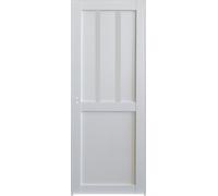 Bloc Porte Atelier 2 panneaux Blanc H204 x L73 cm Côte Tableau P.Droit