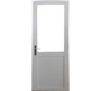 Bloc Porte Atelier BLANC sans meneau H204 x L83 cm Côte Tableau P.Droit