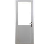 Bloc Porte Atelier BLANC sans meneau H204 x L83 cm Côte Tableau P.Gauche