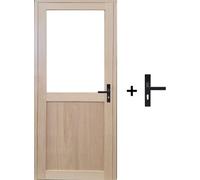 Bloc Porte Atelier placage chene H204 x L83 cm Côte Tableau P.Gauche, Poignee