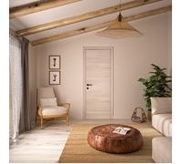 Bloc porte avec huisserie réversible et ajustable - OPTIMUM - Premium - Chêne blond - H 204 x Ep 4,4 x L 73 cm