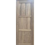 Bloc Porte bois Frake 3 Panneaux H204 x L73 cm Côte Tableau P.Droit