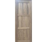 Bloc Porte bois Frake 3 Panneaux H204 x L73 cm Côte Tableau P.Gauche