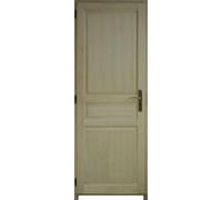 Bloc Porte Paulownia Plein Traverse Droit H204 X L63 cm Côte Tableau P.Droit