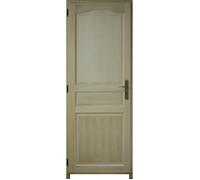Bloc Porte Paulownia Traverse Chapeau H204 x L63 cm Côte Tableau P.Droit