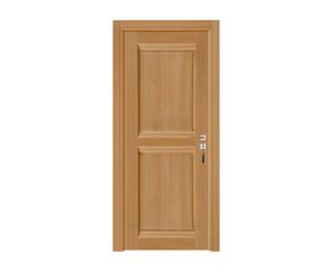 Bloc-porte PREMIUM Classic 2 panneaux, H.204 x l.93 cm, aspect chêne naturel - Reivilo