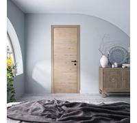Bloc Porte Réversible Ajustable Optimum Premium Noisette, H 204 x Ep 4,4 x L 83 cm