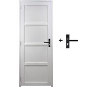 Bloc Porte Tamera Blanc H204 x L83 cm Côte Tableau P.Droit,Poignee