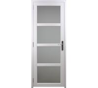 Bloc Porte Tana Vitrée Blanc H204 x L83 cm Côte Tableau P.Gauche