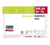 Bloc pour marqueur, A2, 75 g/m2, 50 feuilles
