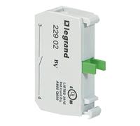 Legrand Bloc pour tête non lumineuse Osmoz 022902 – 1 contact NO – raccordement à vis