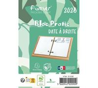 Bloc-pratic Forever recy ate à droite 8,2 x 12 cm - 2027 - Vert