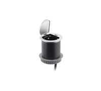 - Bloc prise encastrable + clapet + port USB Inox