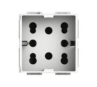 Bloc prise Schuko 4box Side