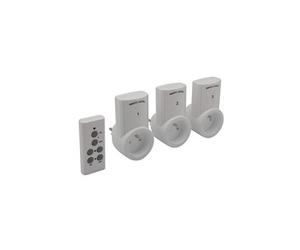 Bloc prise télécommandée - lot de 3
