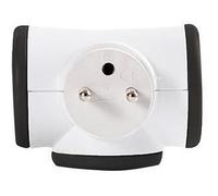 Watt&Co Multiprise Triplite MPF3C-NR-CT Rotative 3 prises Noir