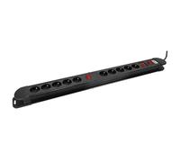 BLOC PRISES MULTIPRISES 10 PC - 2X5 PC AVEC 2 INTERS