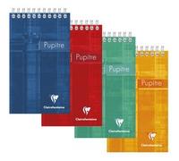 Bloc Pupitre reliure intégrale en-tête 10,5x17cm 160 pages détachables petits carreaux - Assortis