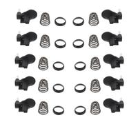 Bloc Récupérateur de Chaîne de Tronçonneuse à Ressort conique 10 | Lot de sets, Plastique et Fer, Noir, Installation Rapide, Atelier ou Bricolage