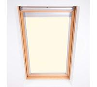 Bloc Skylight Blind for Roof Window pour fenêtres de Toit Dakstra Blockout, Aluminium, Acrylique, Tissu, crème, M6A
